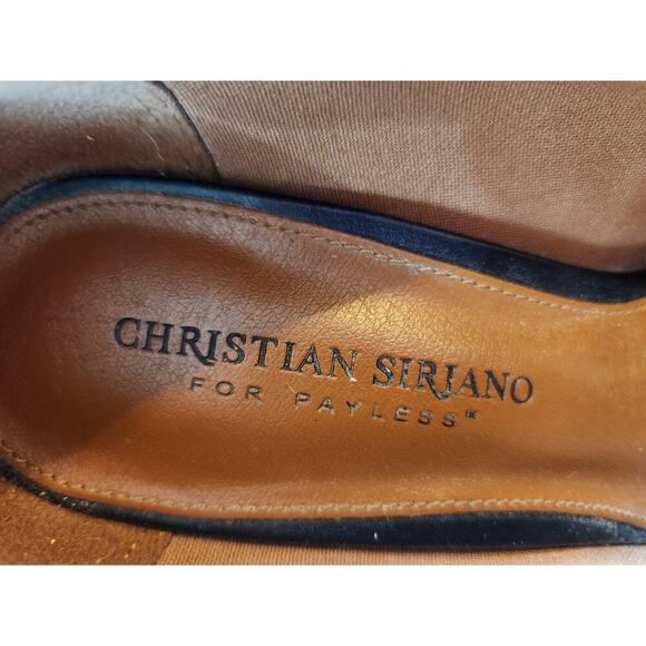 Christian Siriano for payless black heels sz 9 pointed toe pump shoe - Picture 7 of 14